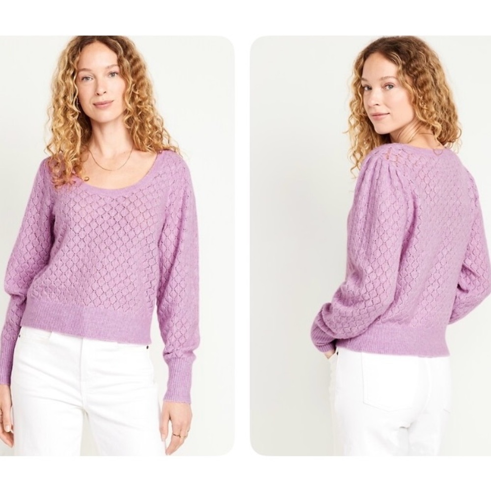 Old Navy Pointelle Sweater